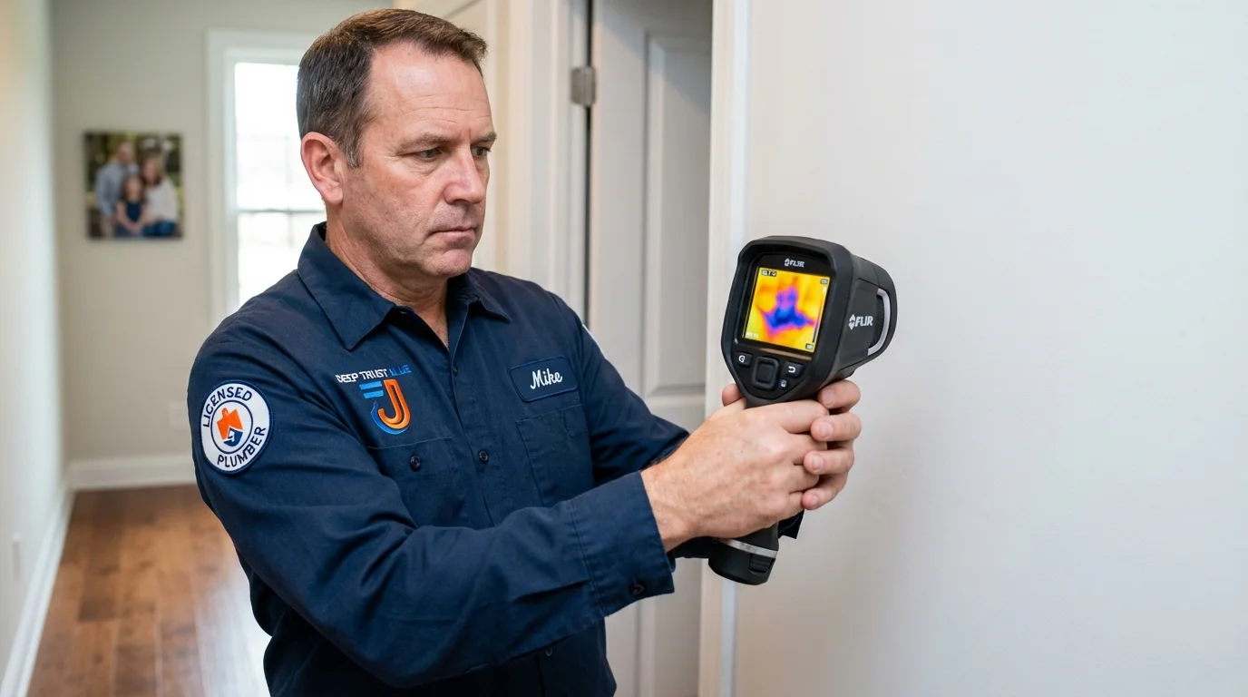 Thermal imaging leak detection by Johns Plumbing LLC in Choteau